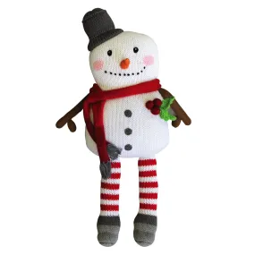 Mac the Snowman Knit Doll