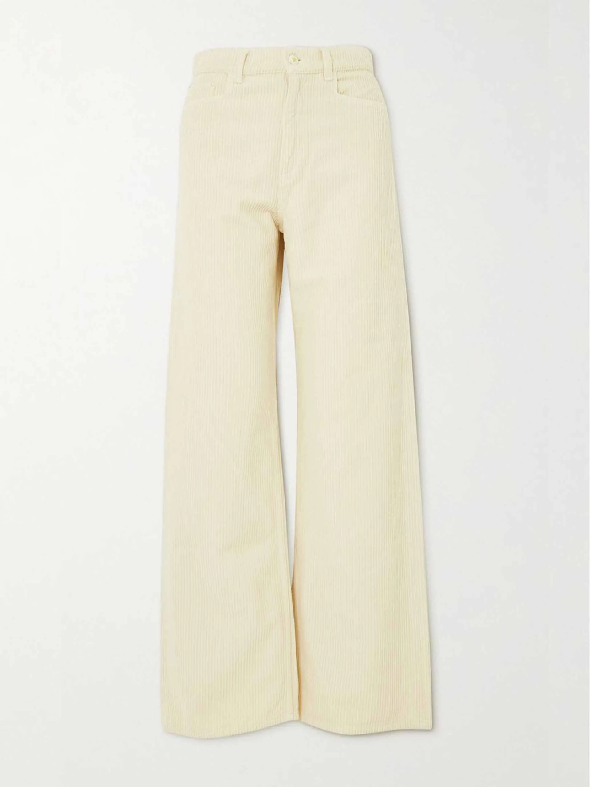 Magnolia cotton-corduroy wide-leg pants