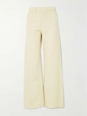 Magnolia cotton-corduroy wide-leg pants