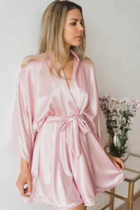 Margot Pink Circle Skirt Robe