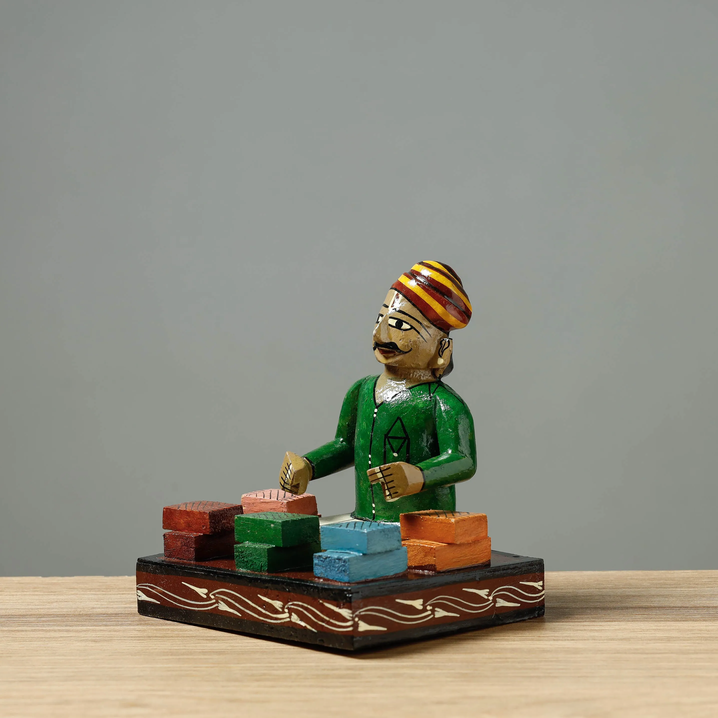 Market Men - Kondapalli Handcrafted Wooden Toy