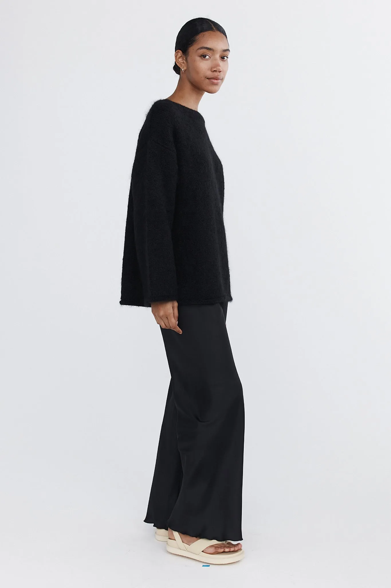 Marle Maye Jumper - Mohair/Merino - Black