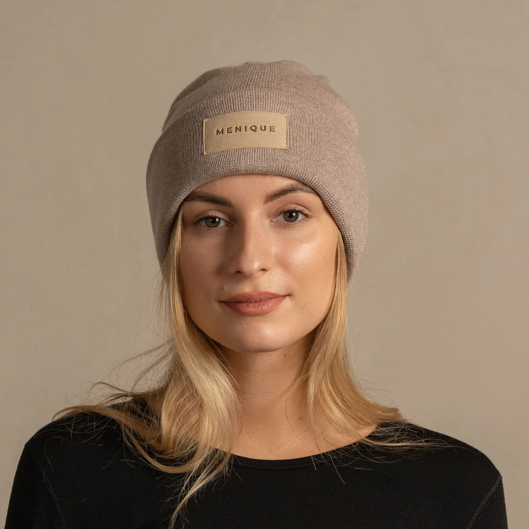 MENIQUE Logo Women's Knit Beanie