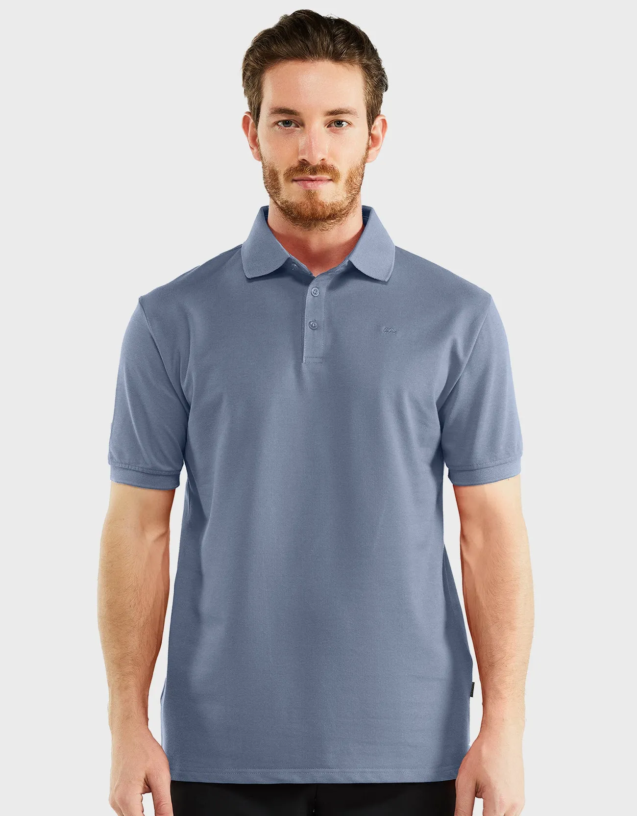 Men's Classic-Fit Cotton-Blend Pique Polo Shirt