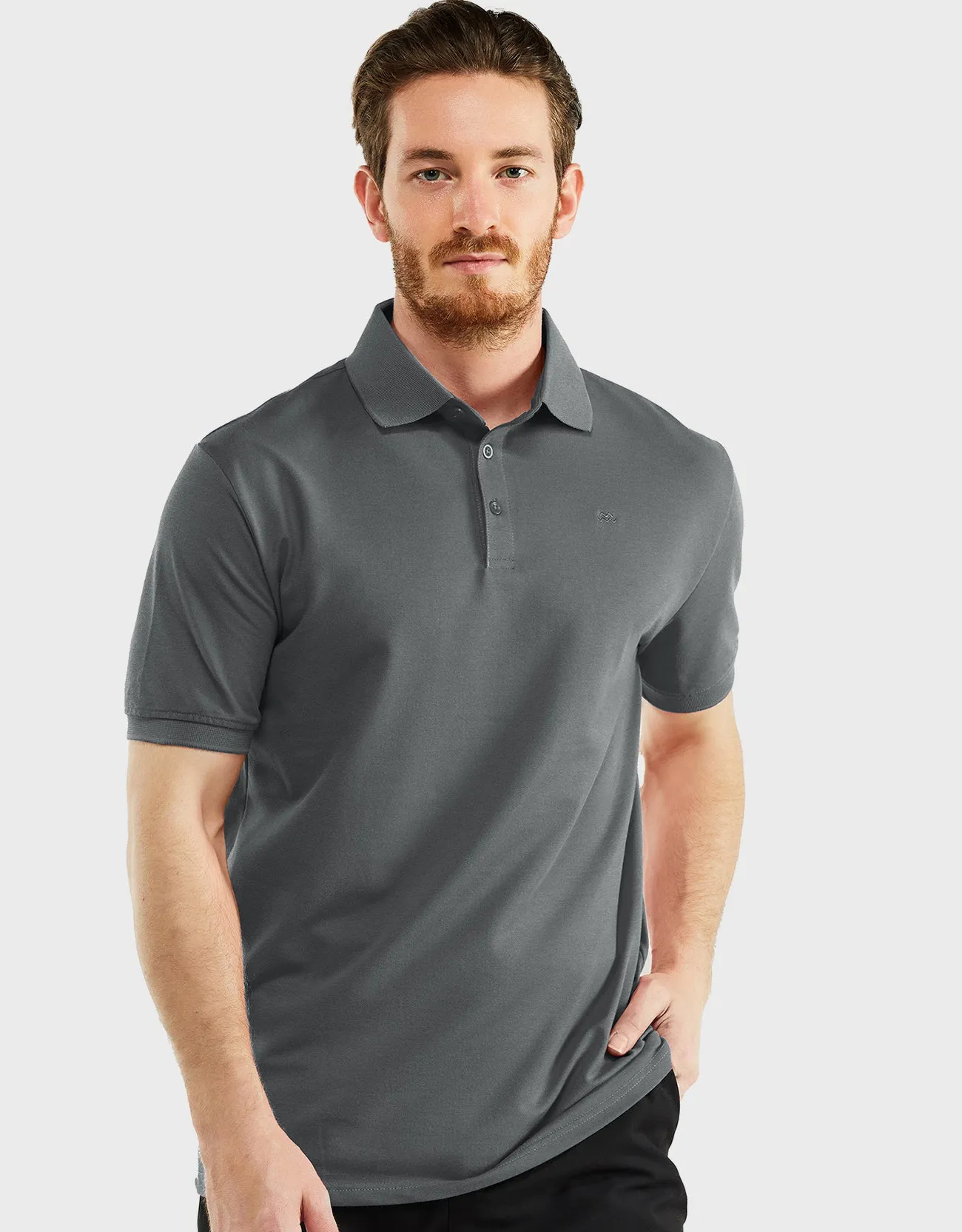 Men's Classic-Fit Cotton-Blend Pique Polo Shirt