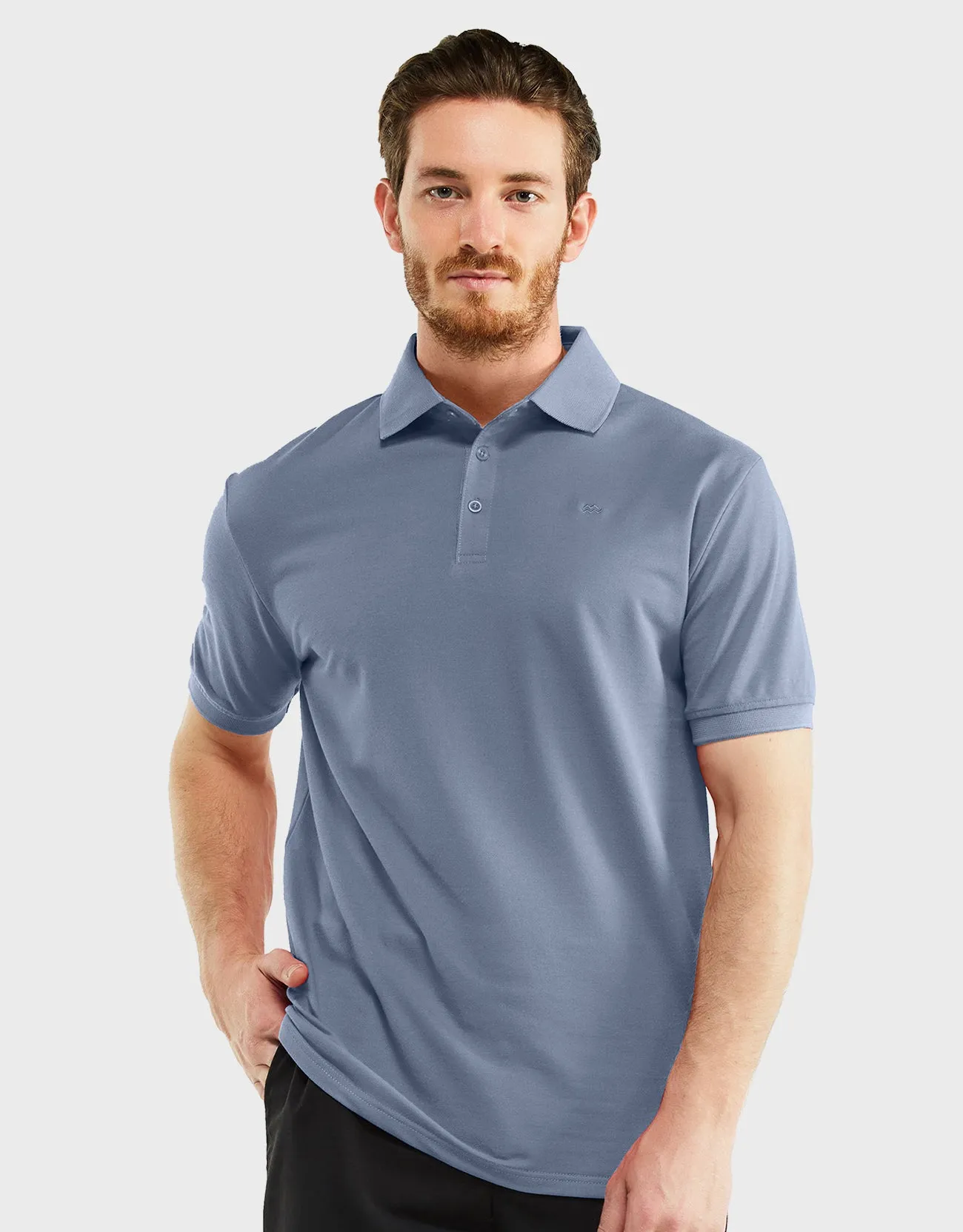 Men's Classic-Fit Cotton-Blend Pique Polo Shirt