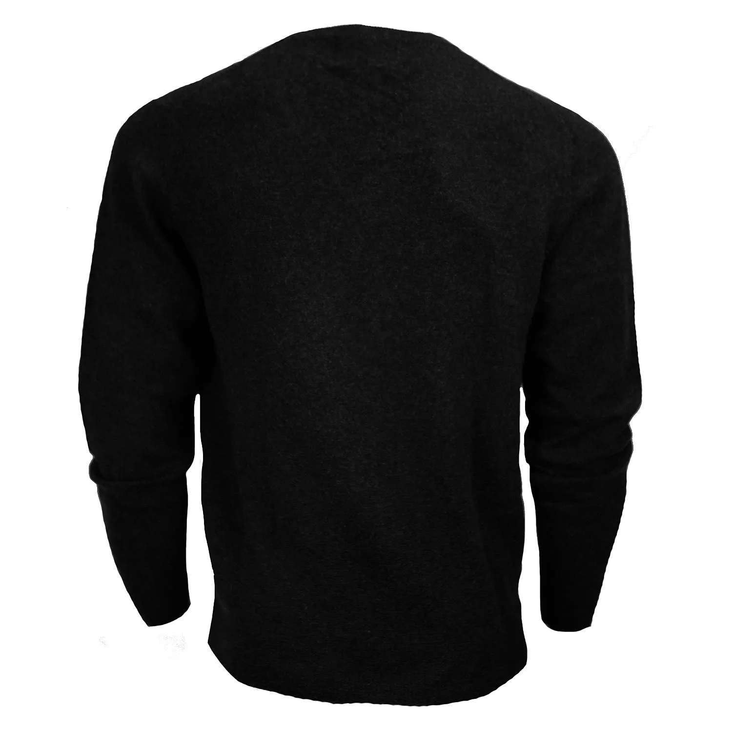 Men's Dunedin Cashmere 100% Cashmere Crew Neck Sweater  Charcoal