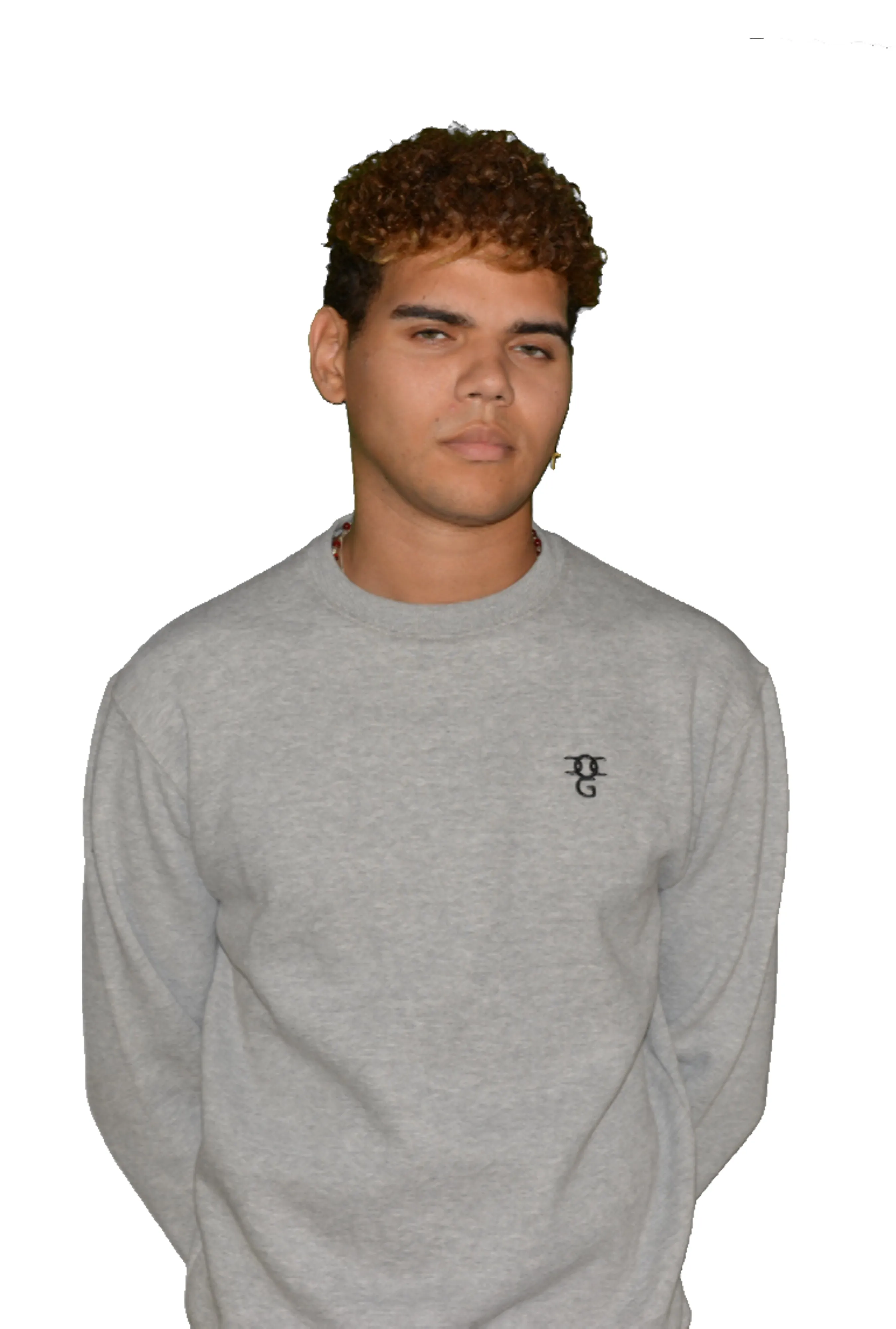 Mens O.G. Symbol Grey Sweat Jumper