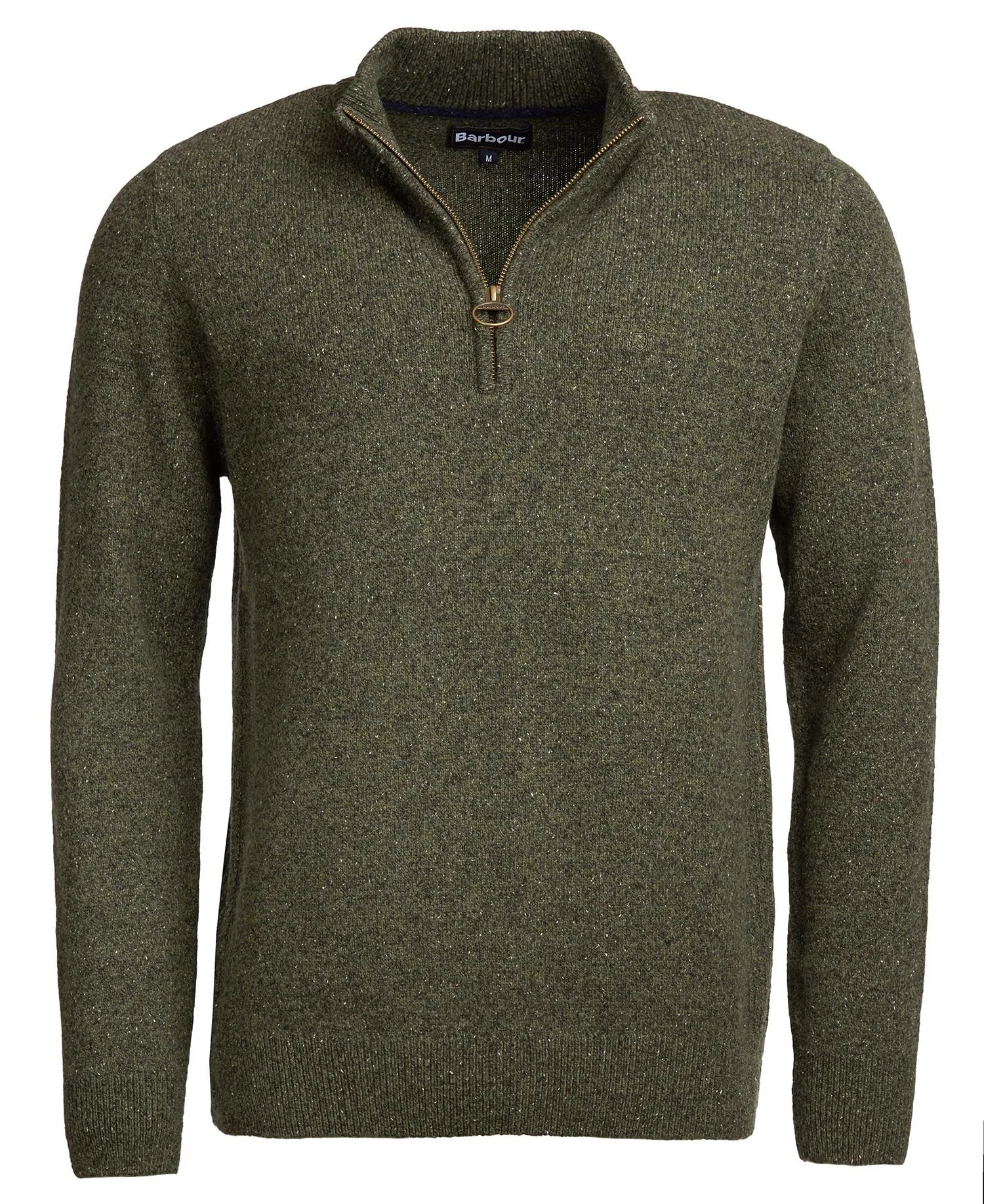 Men's Tisbury Half Zip Sweater - Dark Seaweed