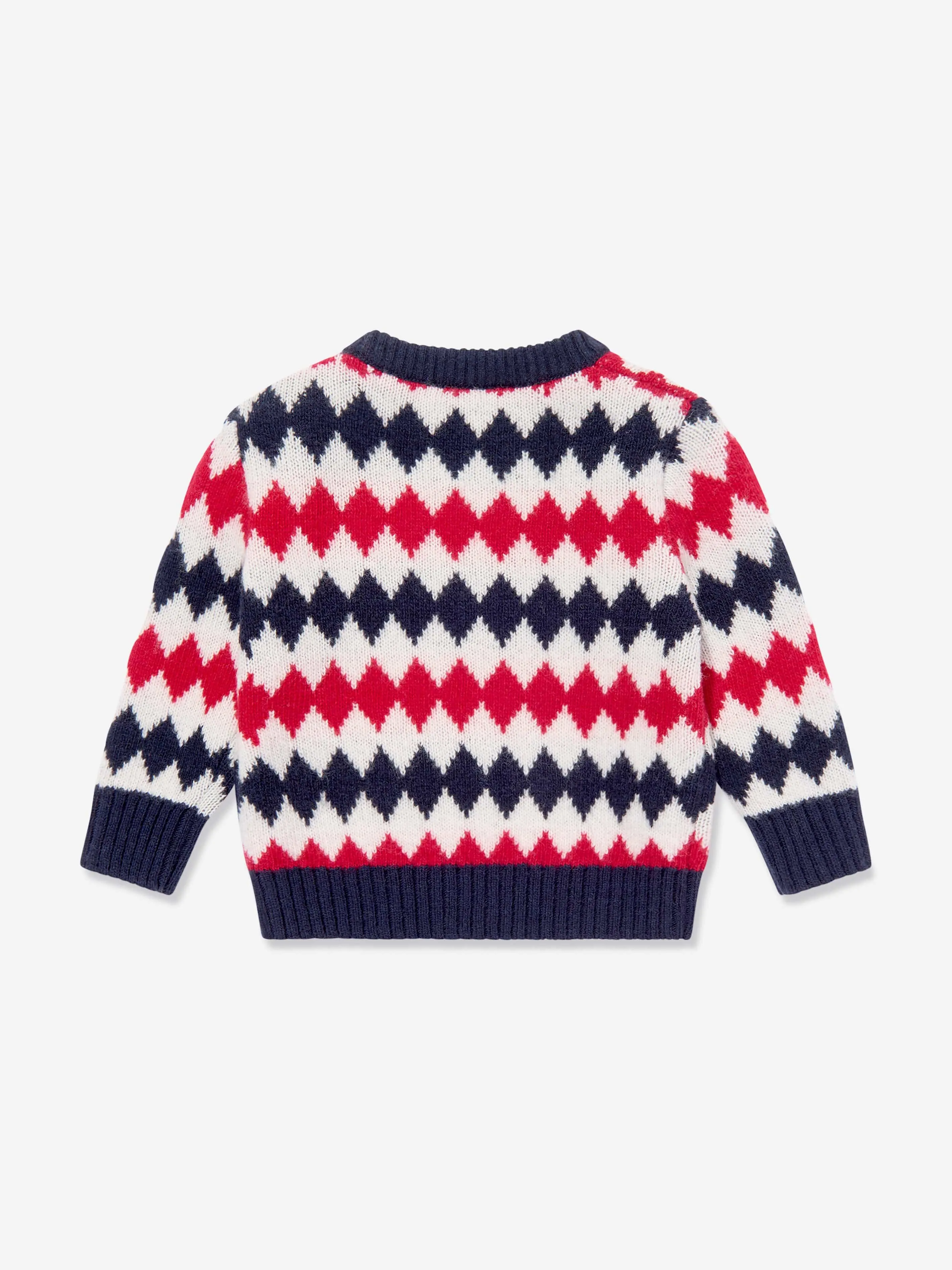 Moncler Enfant Baby Boys Logo Jumper in Multicolour