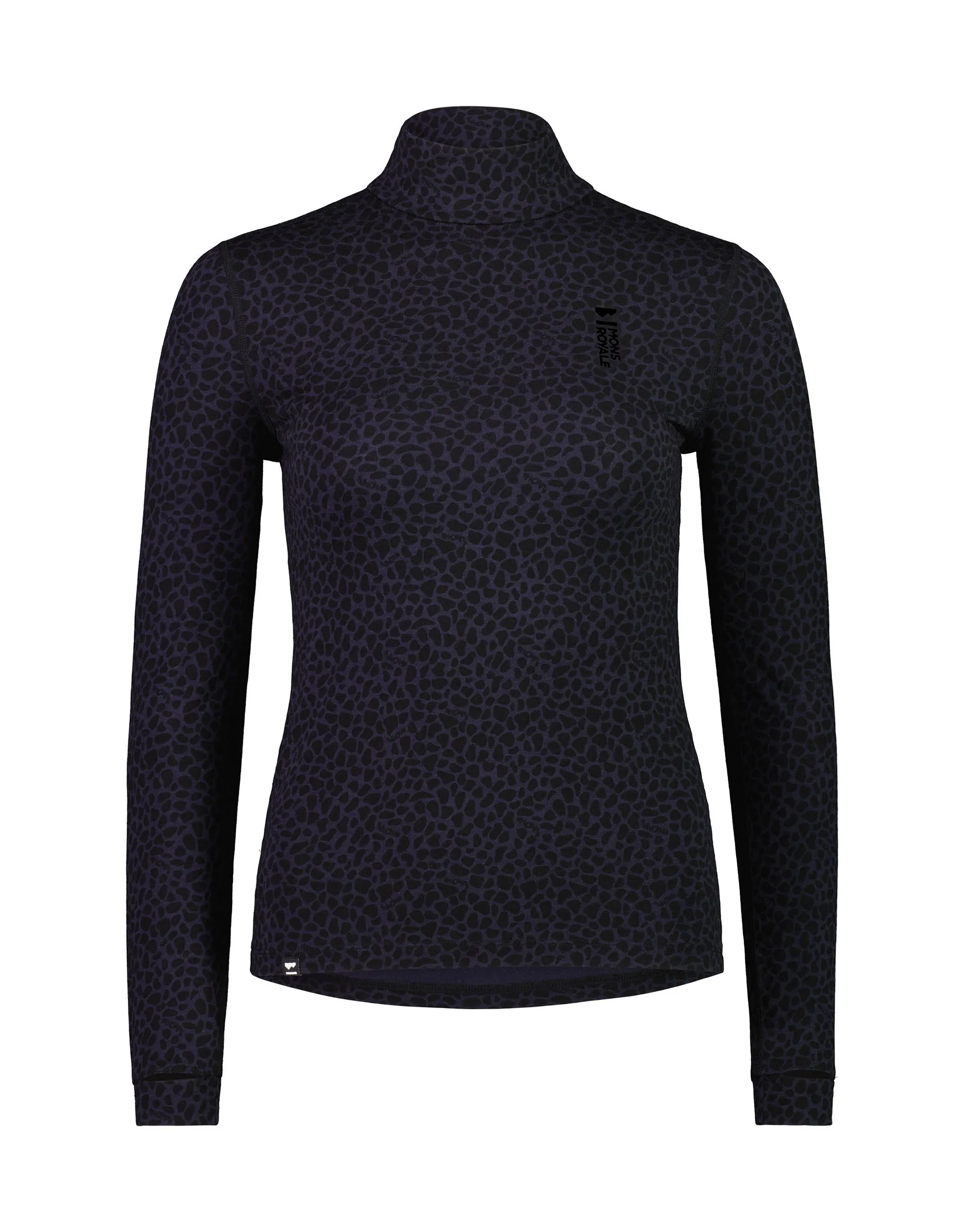 Mons Royale Cascade Mock Neck Womens Thermal Top