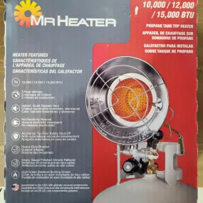 Mr. Heater 10,000-15,000 BTU Single Tank Top Heater