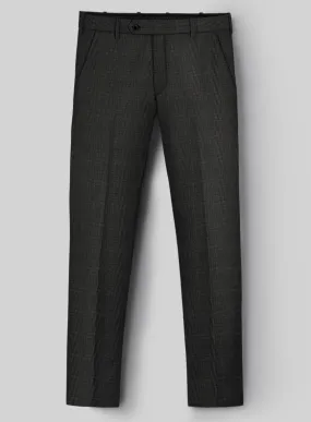 Napolean Esso Tartan Charcoal Wool Pants