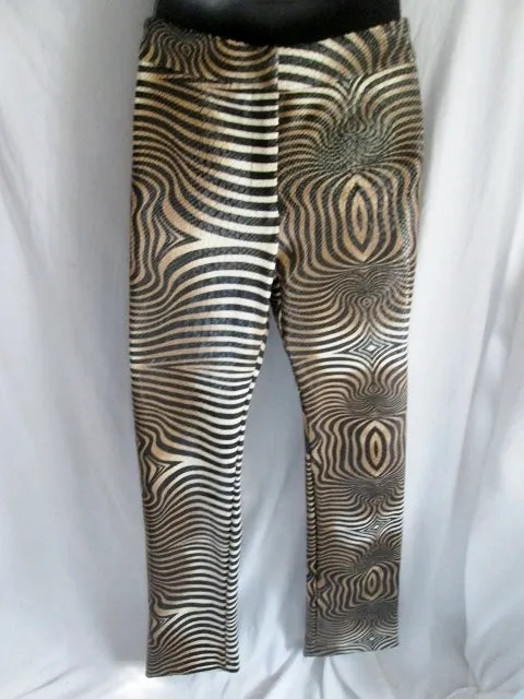 NEW WOMENS CACHE ANIMAL PRINT TIGER ZEBRA LEOPARD Disco Party Pants 4 Snakeskin