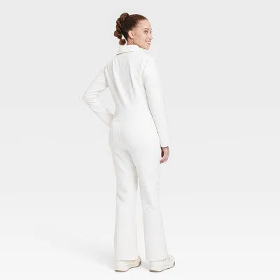 New - Women's Snowsport Jumpsuit - All in Motion Cream XXL