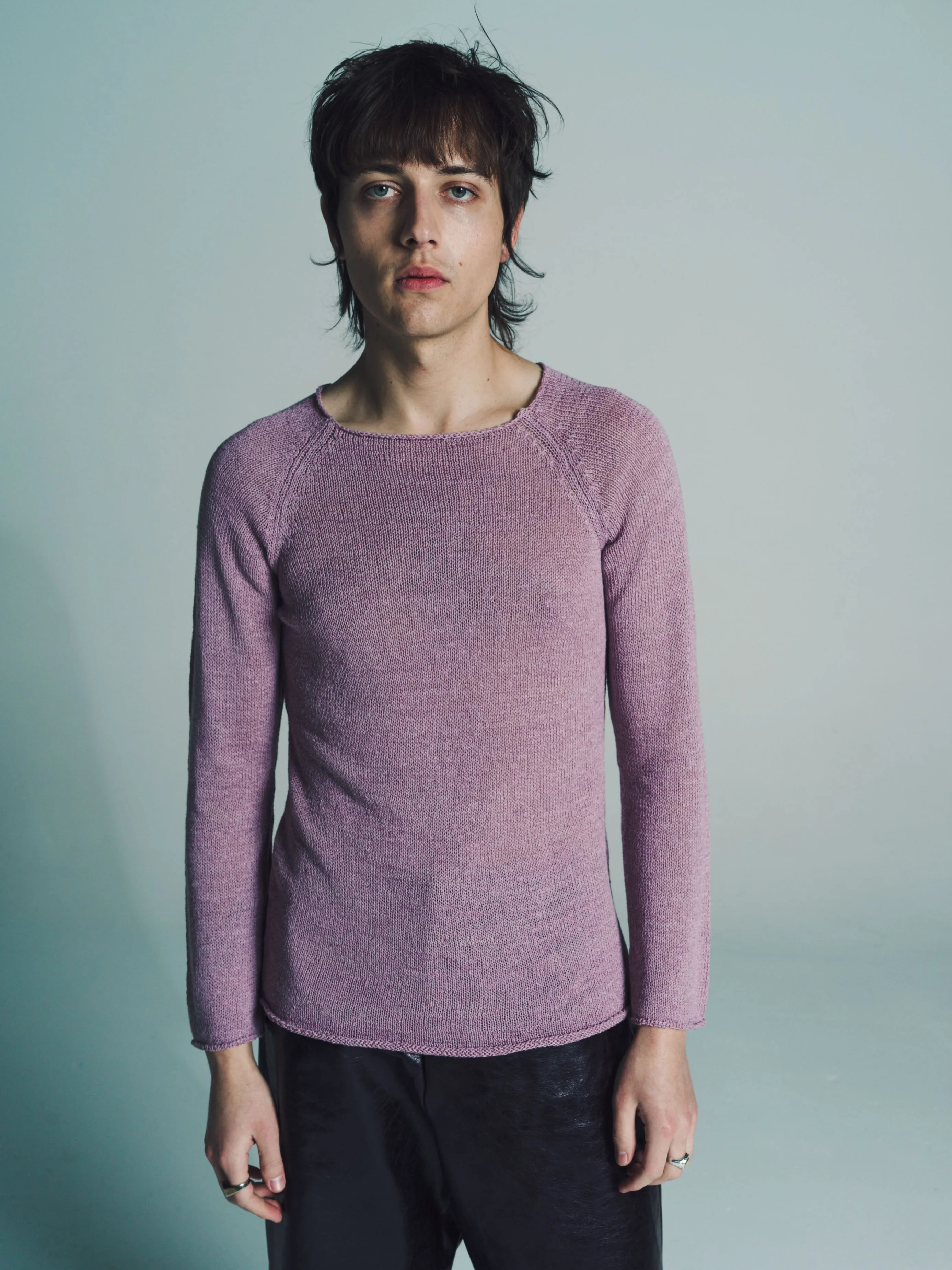 NO.246 Mauve Hemp & Silk Blend Jumper