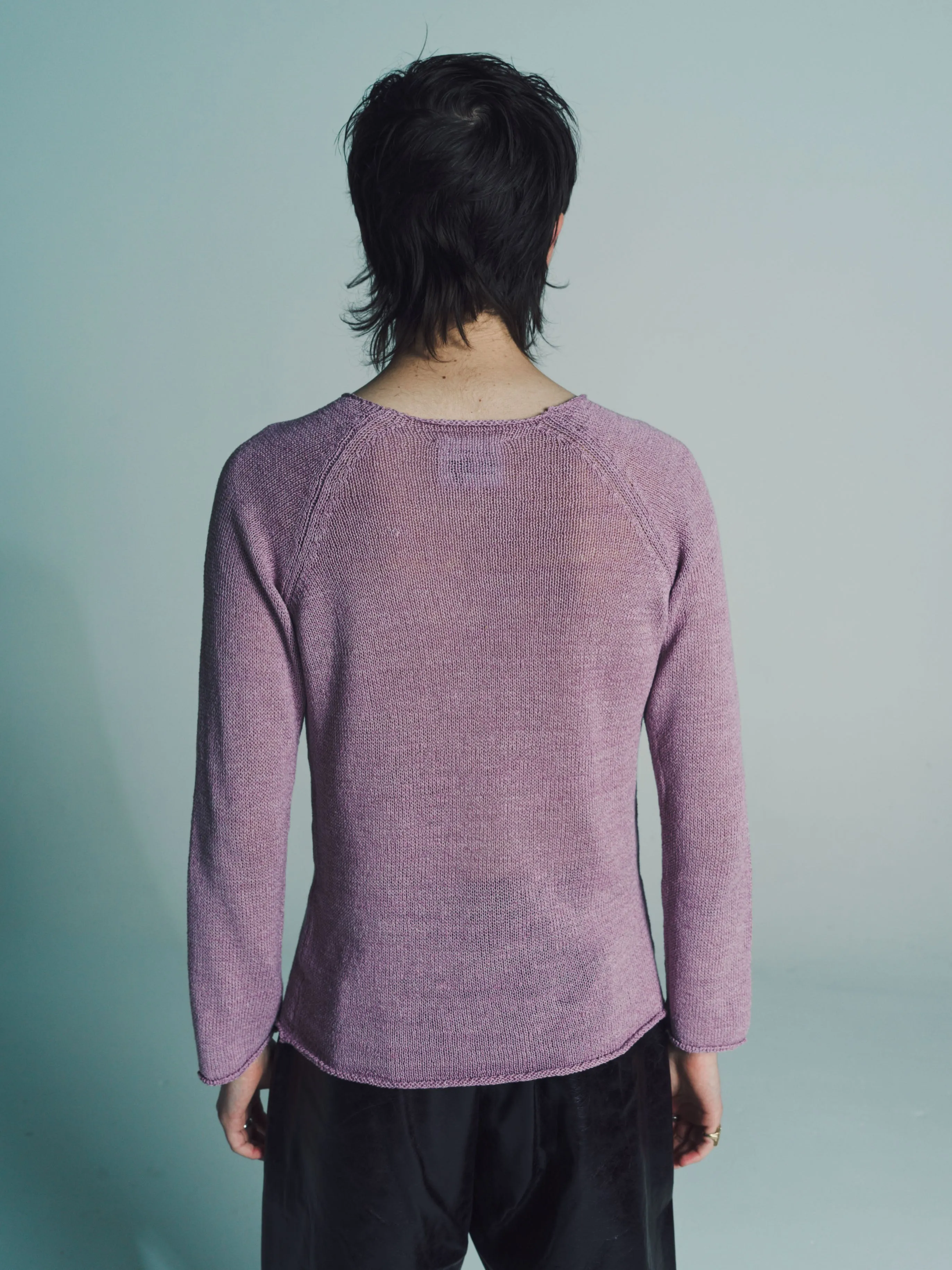 NO.246 Mauve Hemp & Silk Blend Jumper