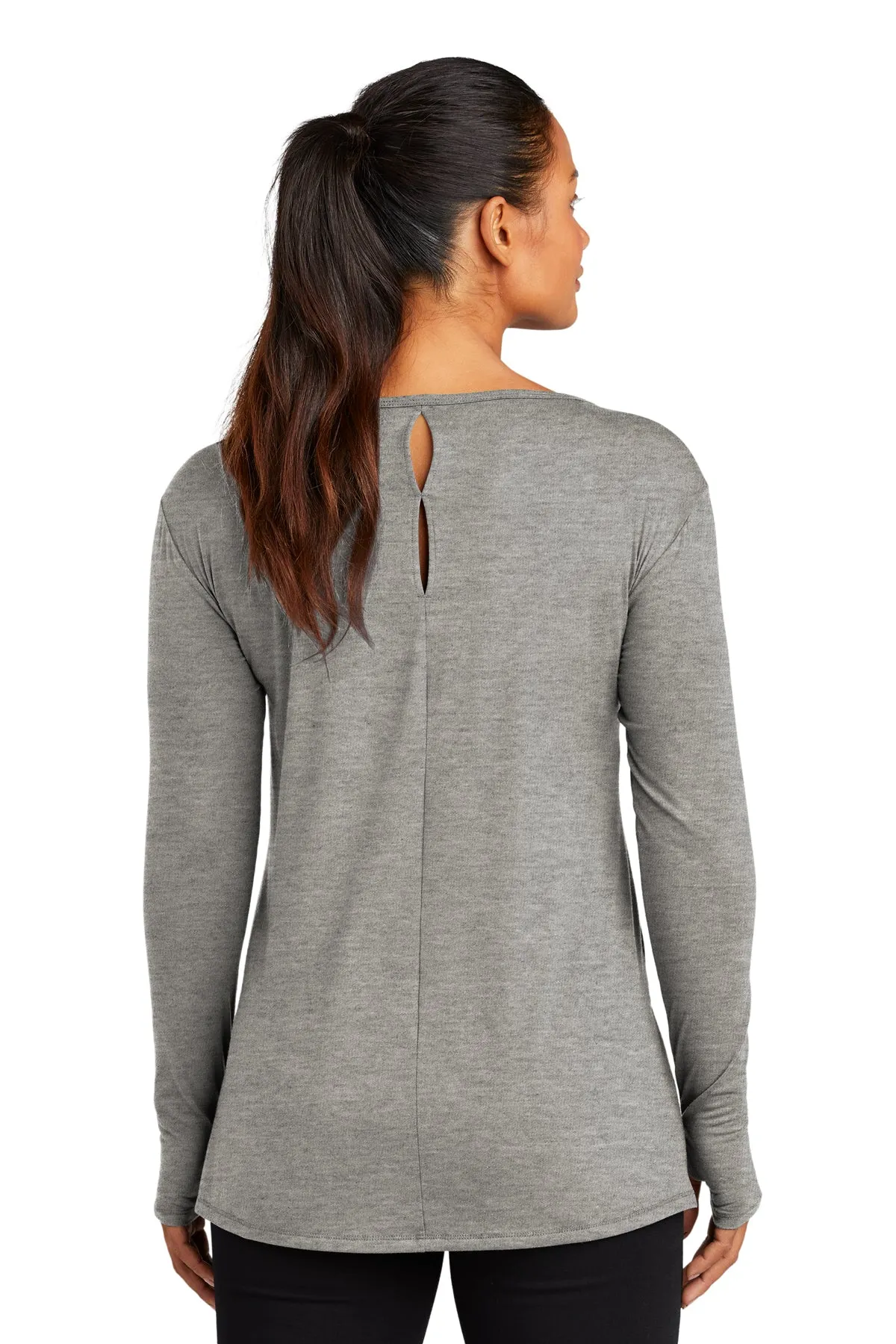 OGIO Ladies Luuma Long Sleeve Customized Tunics, Petrol Grey