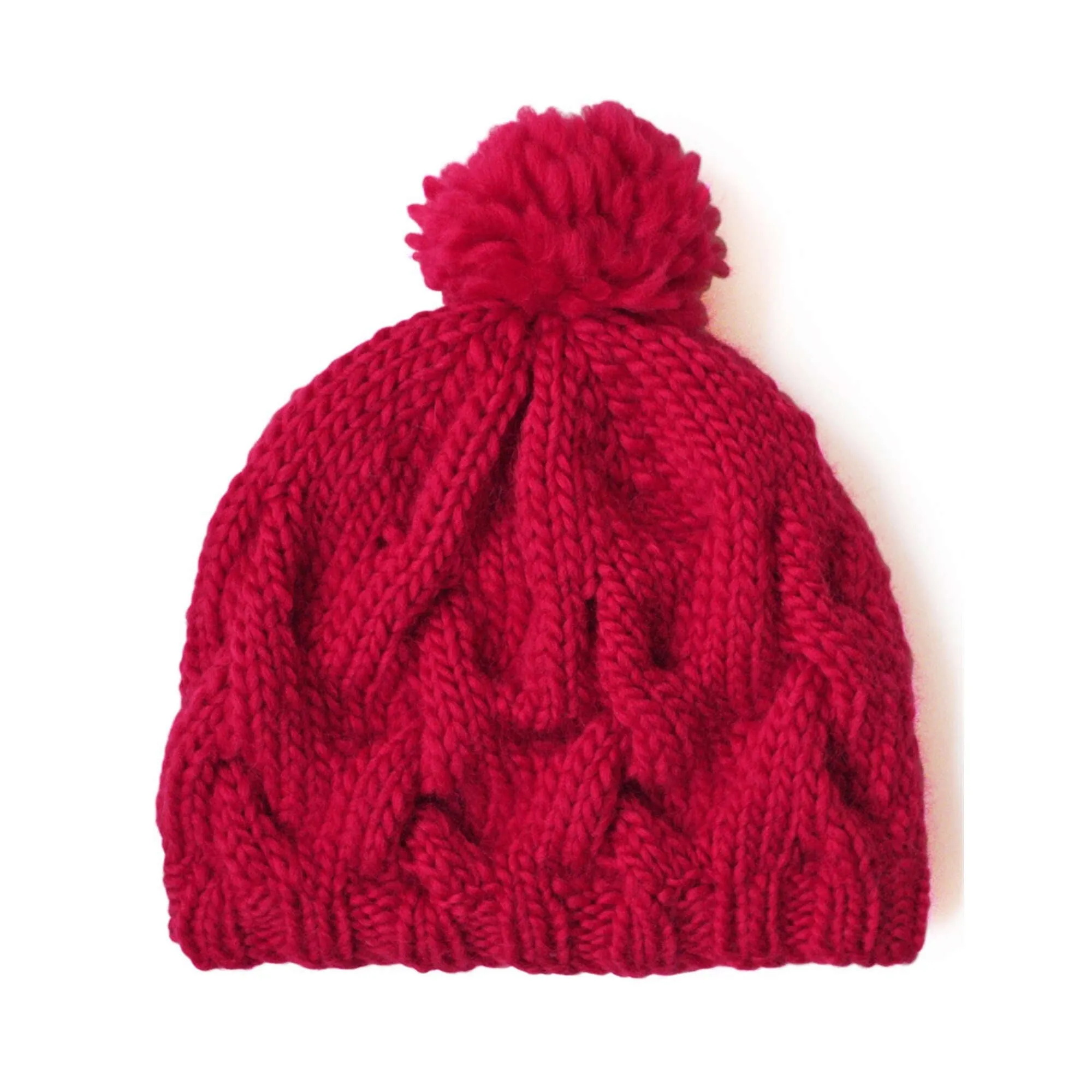 Patons Knit Cushy Cable Hat