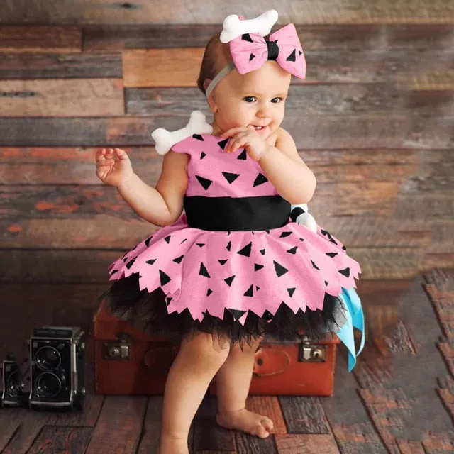 Pebbles Tutu Party Dress - Baby Girl Cute Costume