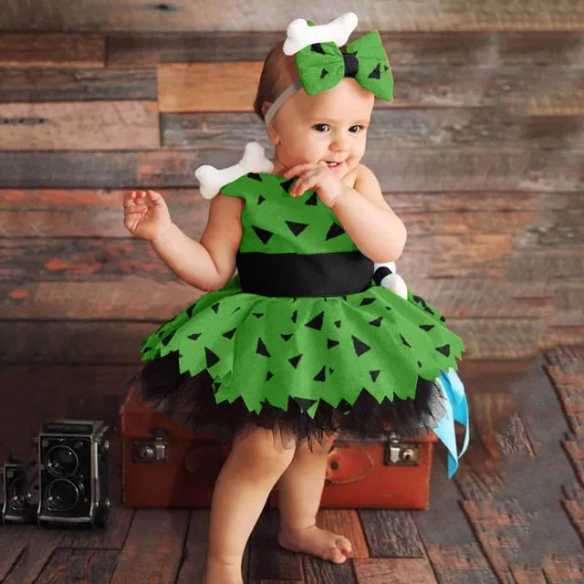 Pebbles Tutu Party Dress - Baby Girl Cute Costume