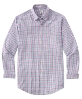 Peter Millar Long-Sleeve Performance Poplin Sport Shirt