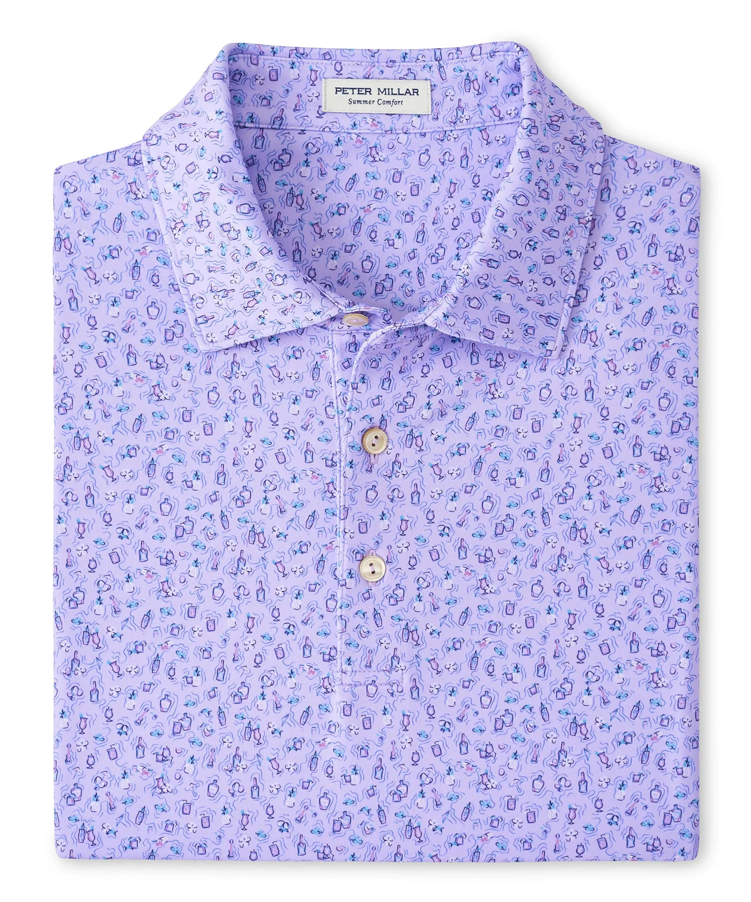 Peter Millar Painkillers Print Polo Shirt