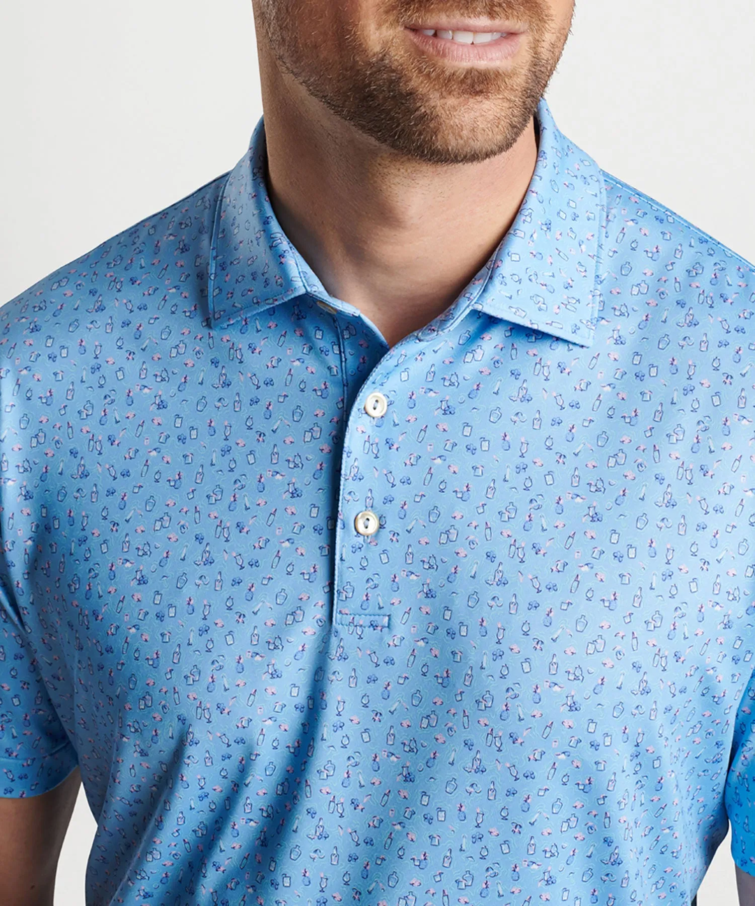 Peter Millar Painkillers Print Polo Shirt