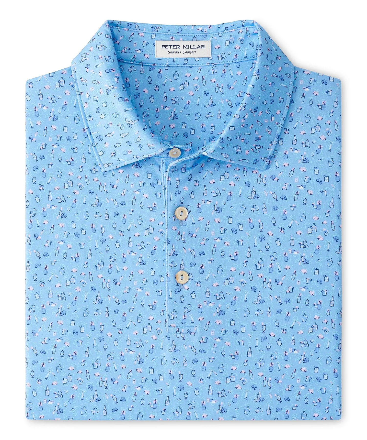 Peter Millar Painkillers Print Polo Shirt