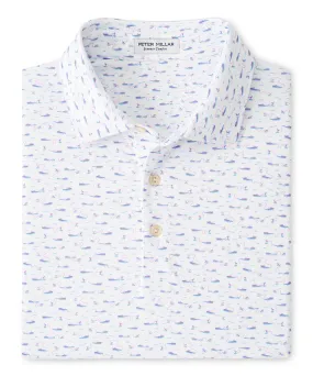 Peter Millar Short Sleeve Cypress Print Polo