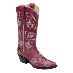 Pink Floral Full Stitch Boot