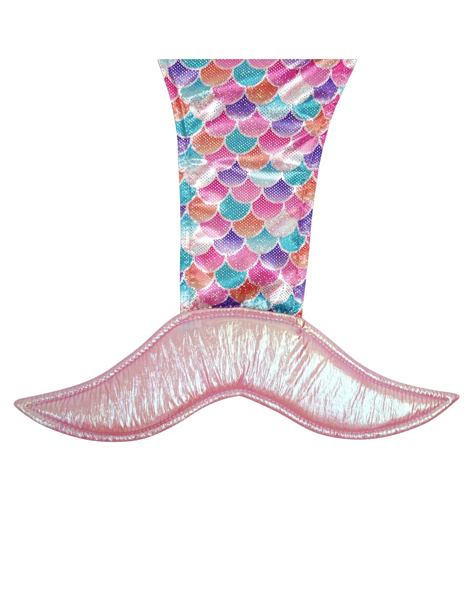 Pink Poppy Shimmering Mermaid Tail