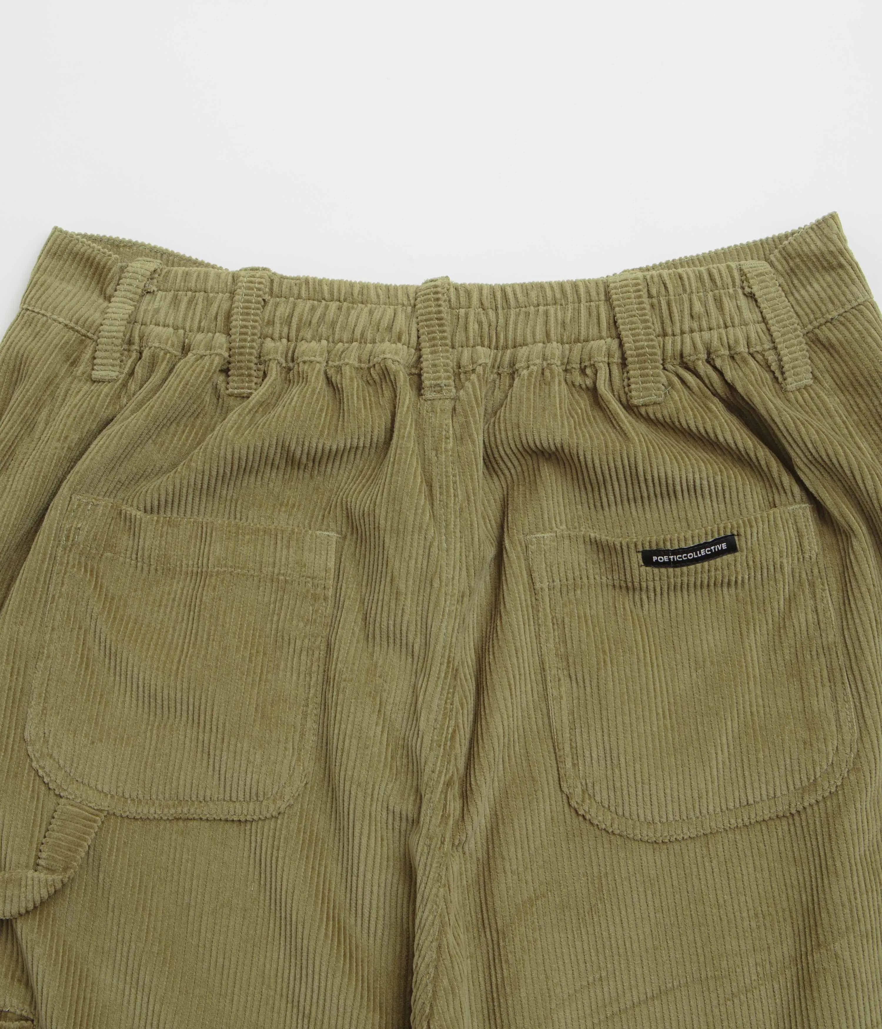 Poetic Collective Corduroy Sculptor Pants - Olive Green