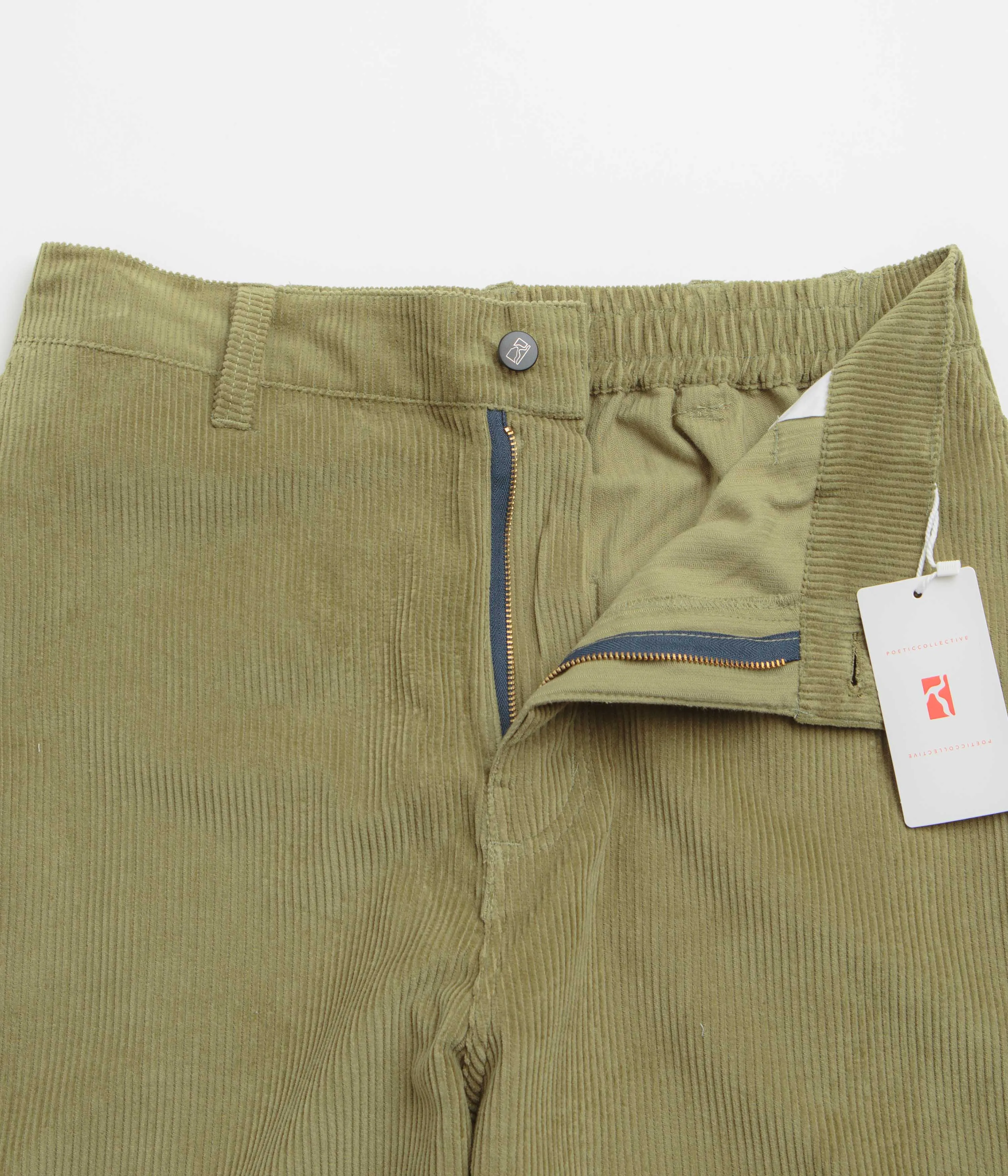 Poetic Collective Corduroy Sculptor Pants - Olive Green