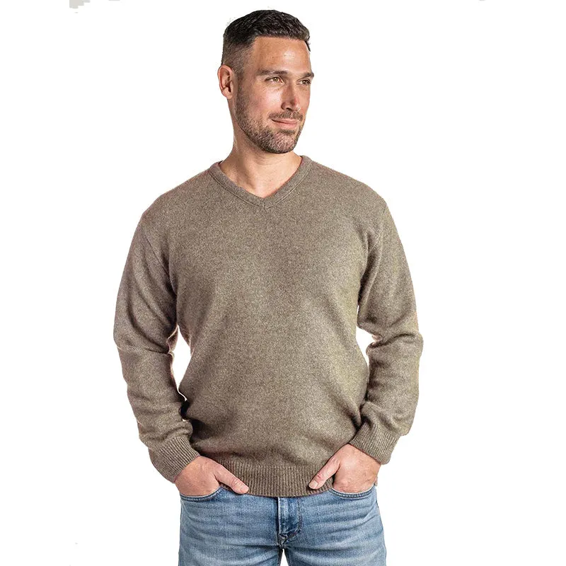 Premium Possum and Merino Wool V-neck Jumper