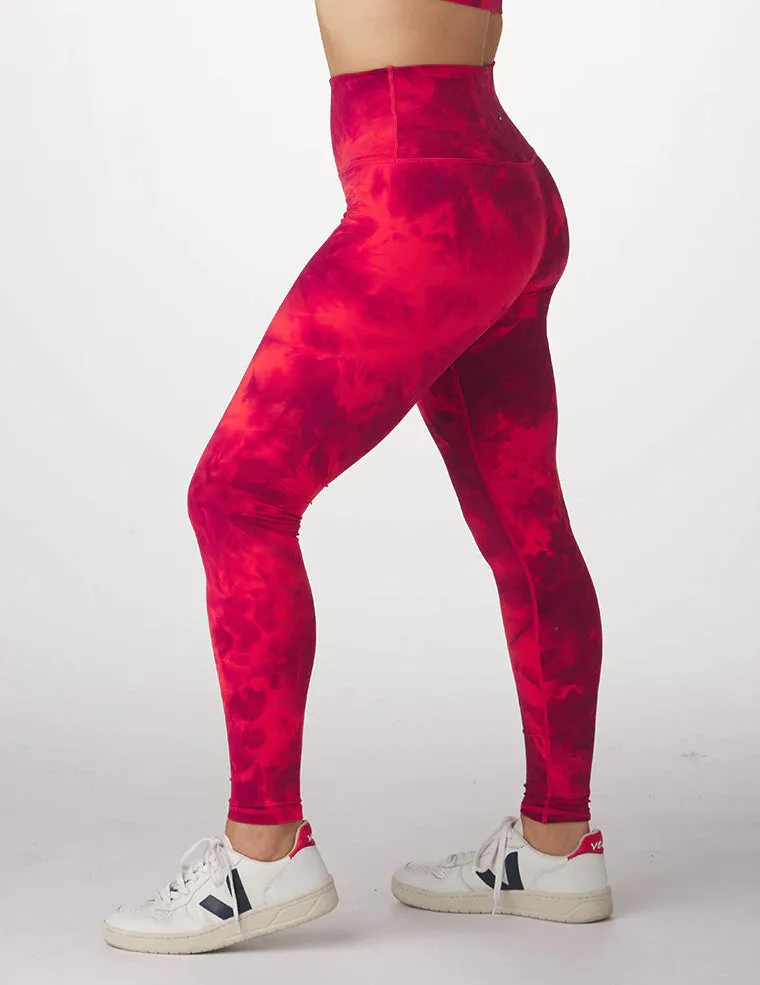 Pure Legging, Cherry Tonal Dye