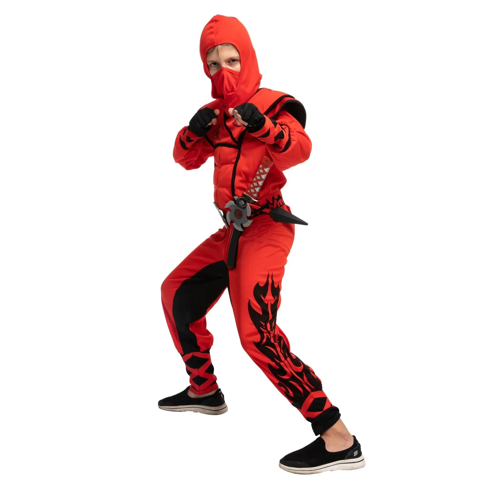 Red Ninja Costume Cosplay - Child