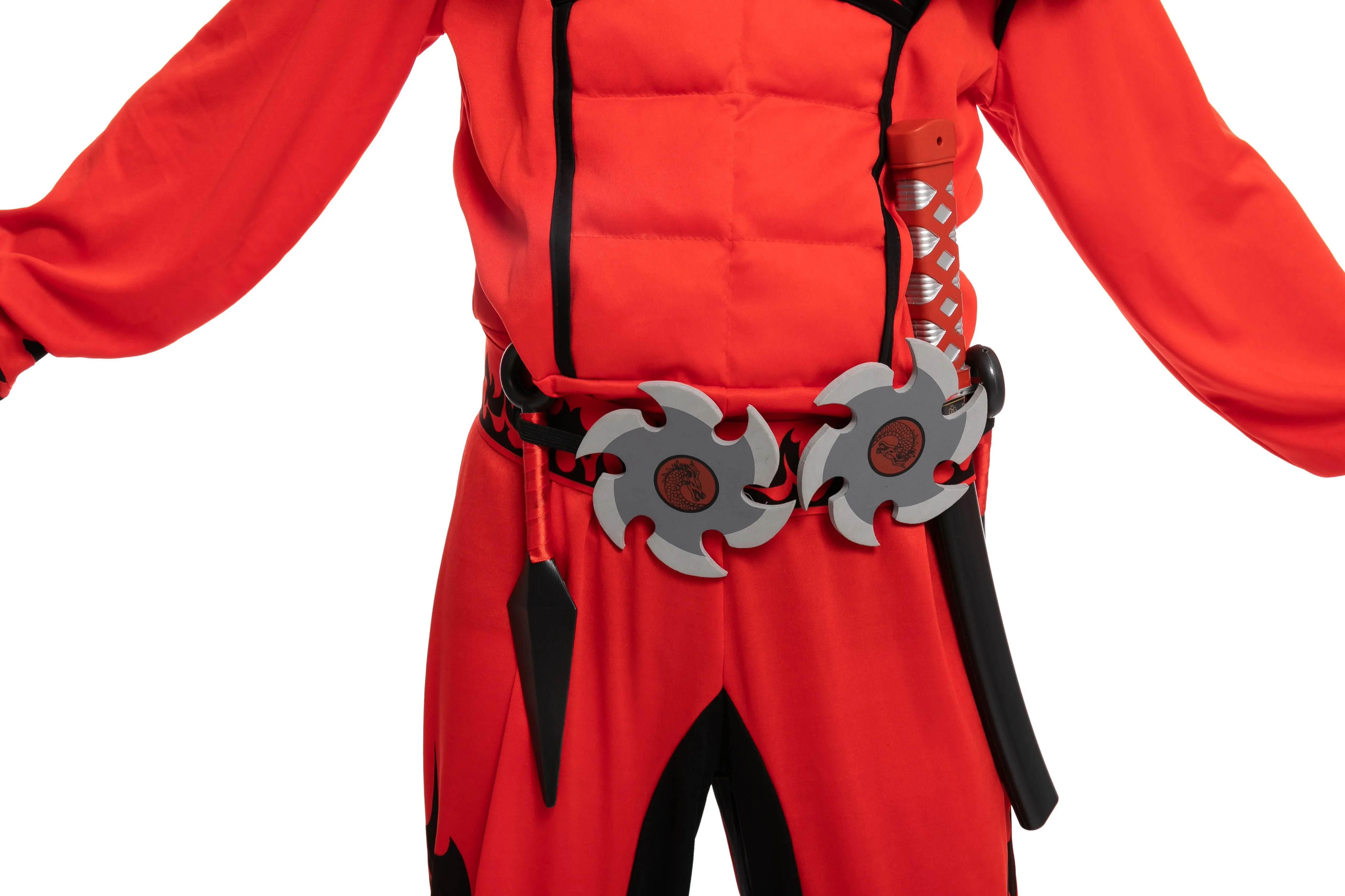 Red Ninja Costume Cosplay - Child