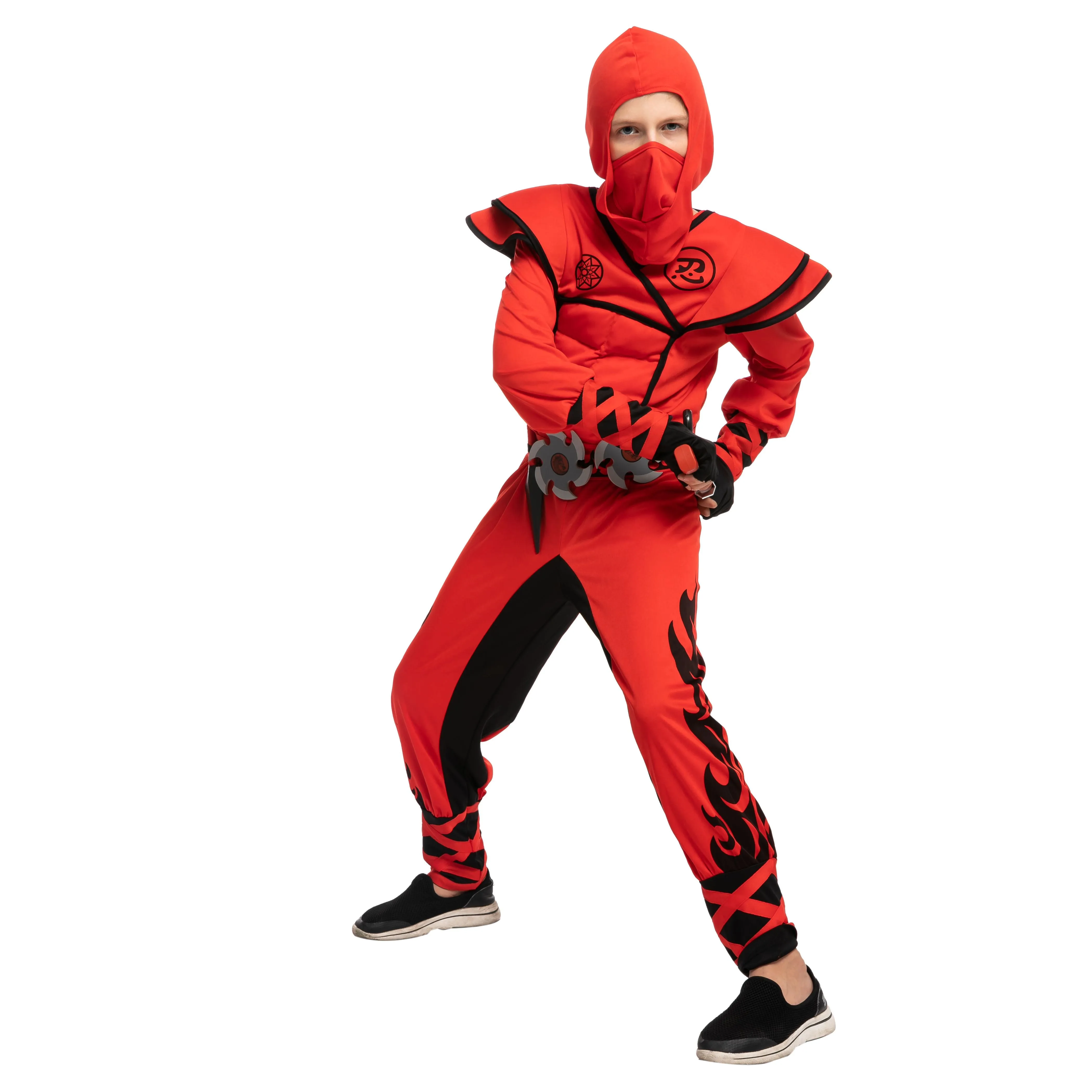 Red Ninja Costume Cosplay - Child