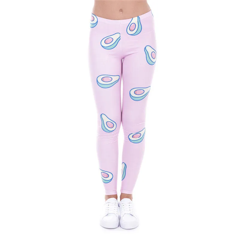 Regular Leggings (8-12 UK Size) - Avocado Pink