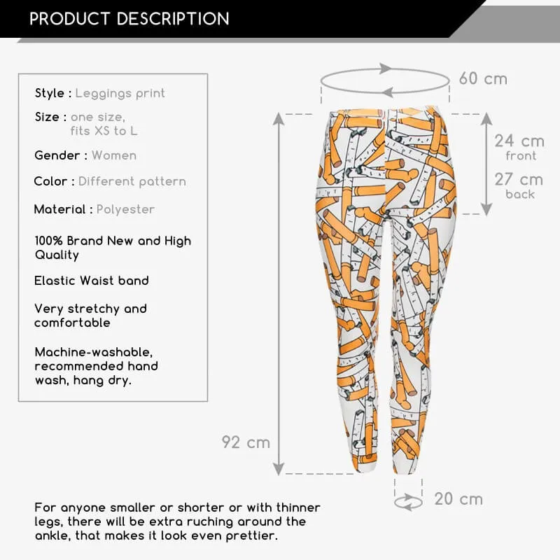 Regular Leggings (8-12 UK Size) - Cigarette