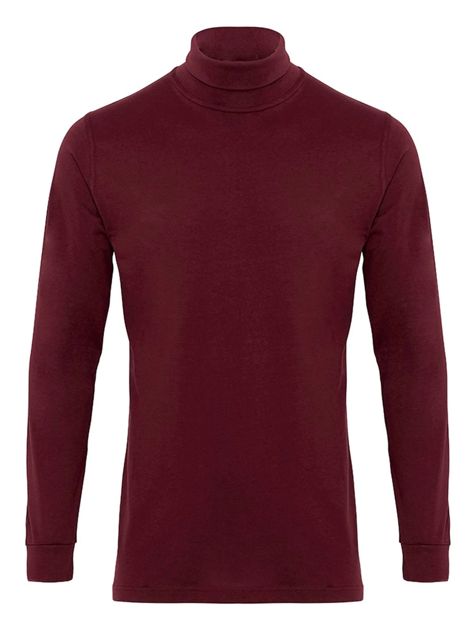 Rollneck jumper - Burgundy red