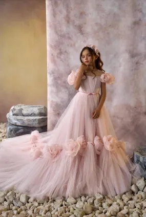 Rose Petal Princess Gown