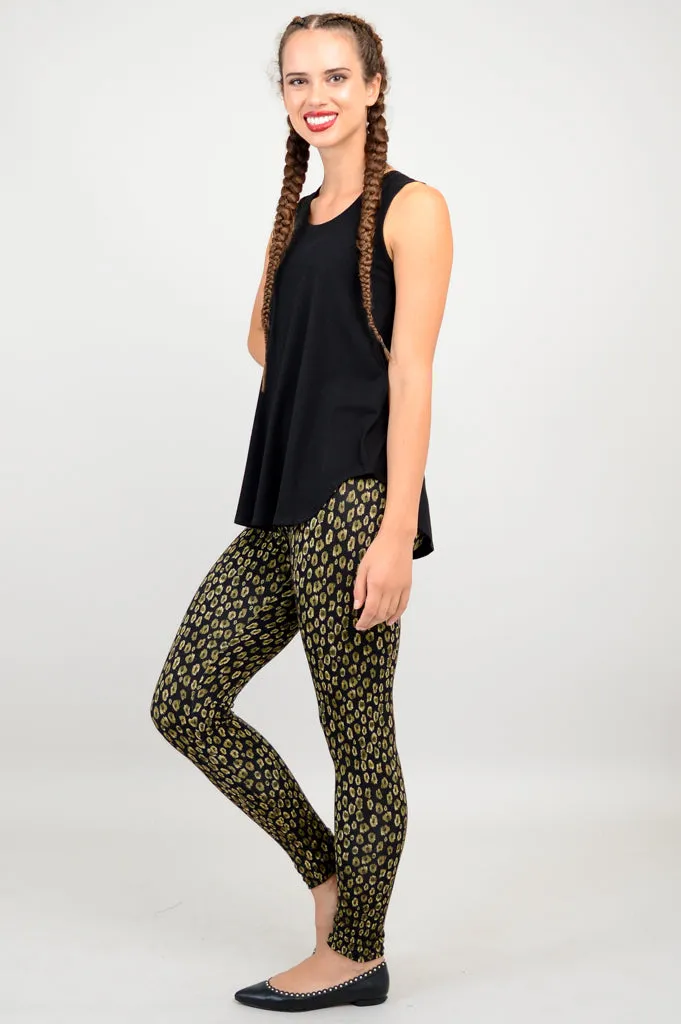 Ruby Legging, Jungle, Bamboo - Final Sale