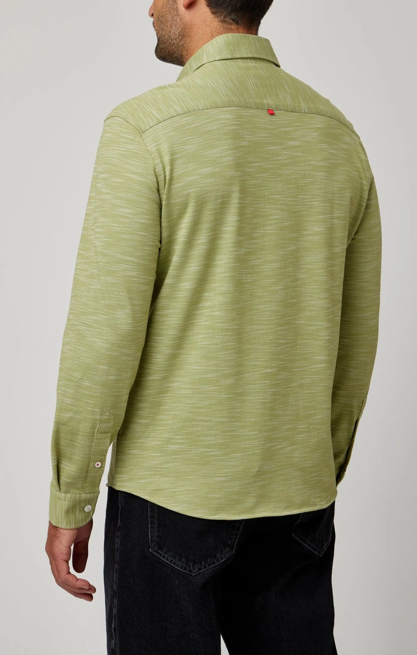 Sage Knit Slub Jersey Shirt