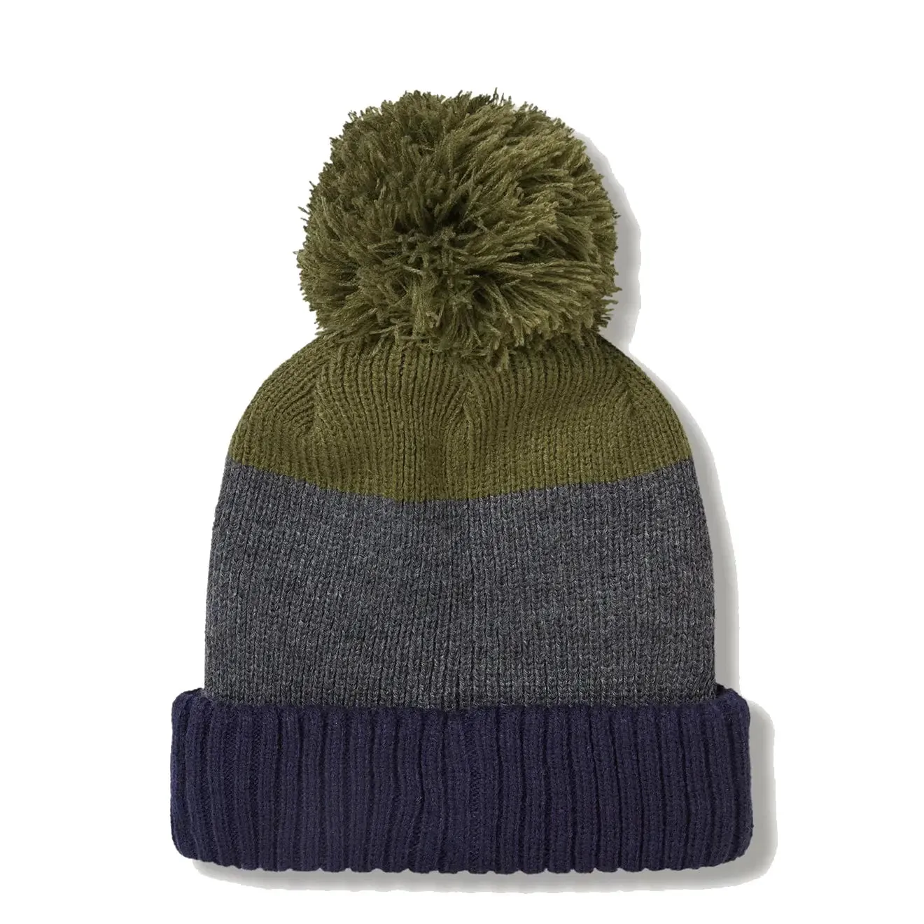 Sealskinz Flitcham WP CW Bobble Hat Blue / Grey / Green