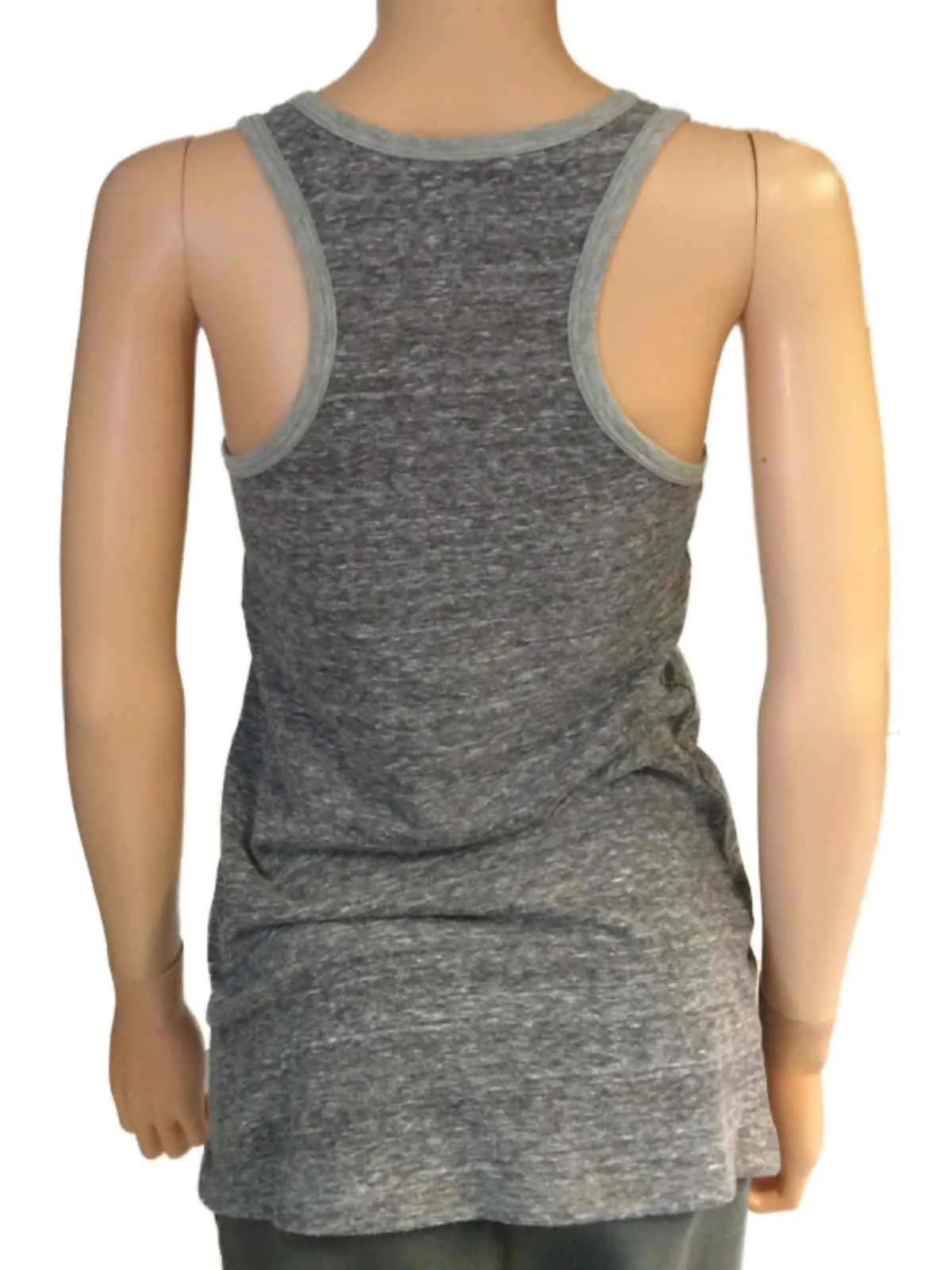 Seattle Mariners SAAG Women Gray Racerback Sleeveless Shadow Tank Top