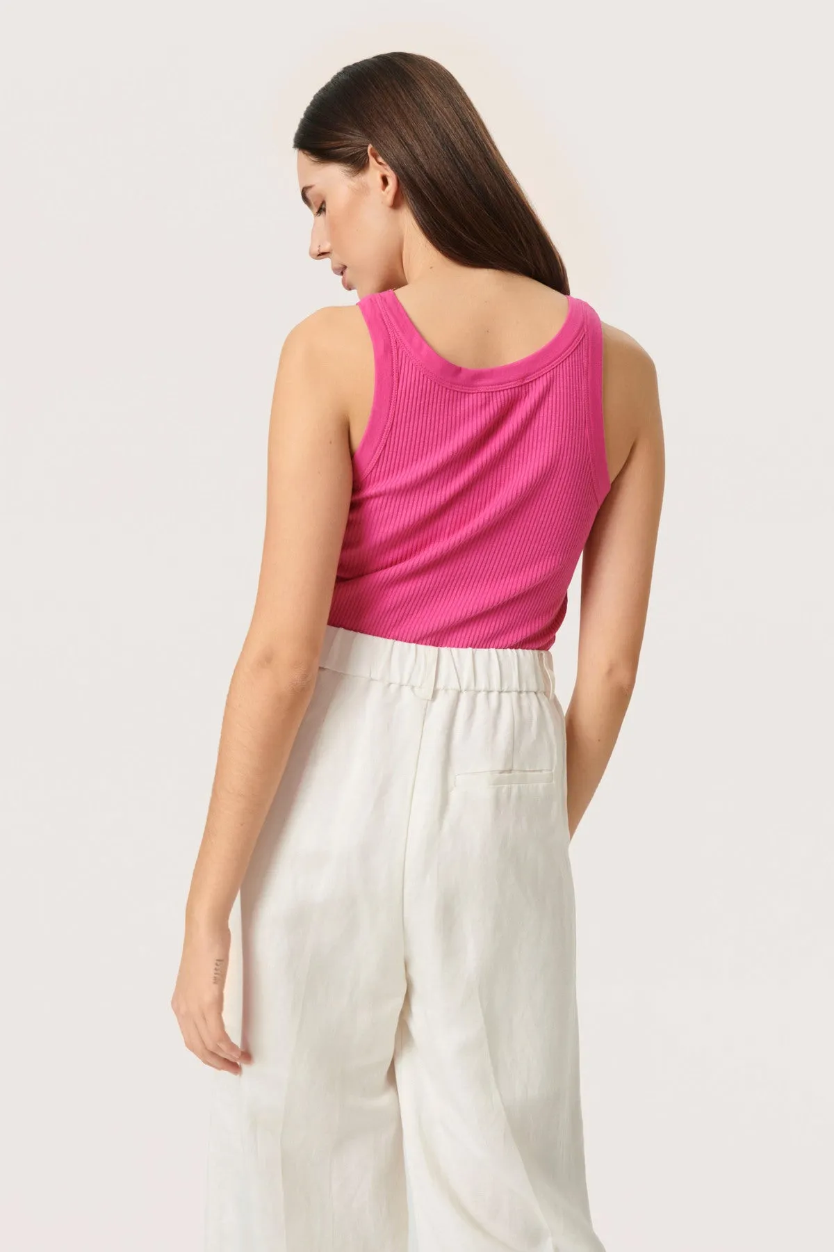 Simone Tank Top - Fuchsia