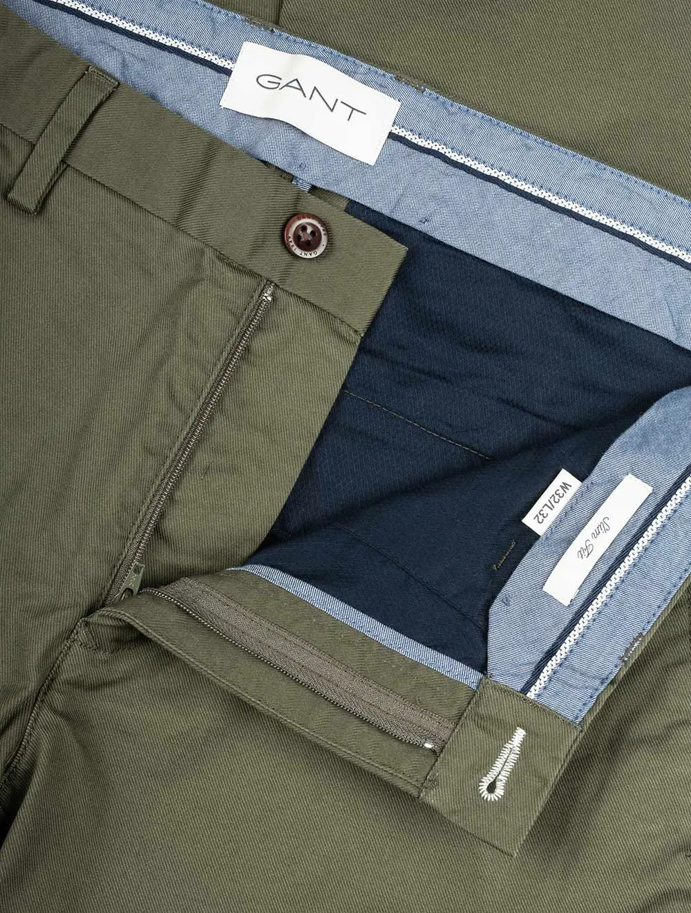 Slim Chinos Juniper Green