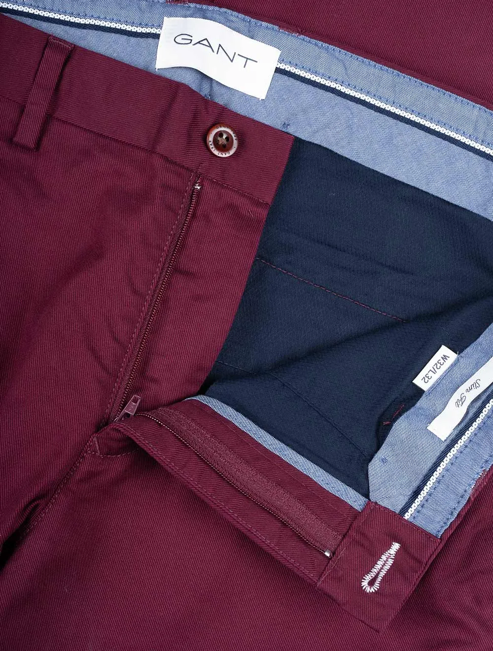 Slim Chinos Red Shadow